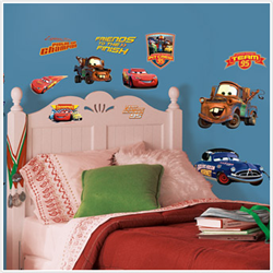 Cars Piston Cup Champions Wall Decals