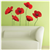 Poppies at Play Giant Peel & Stick Wall Decal