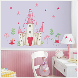 Fairy Princess Castle Peel & Stick Wall Decal