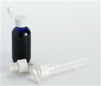 White Fliptop for 100ml Cobalt Blue Bottle (Fliptop only. Bottle not included)