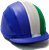 Striped Lycra Helmet Cover
