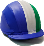 Striped Lycra Helmet Cover | Equiwin | Jockey Equipment