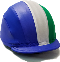 Striped Lycra Helmet Cover