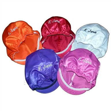 Satin Helmet Cover for Equestrians