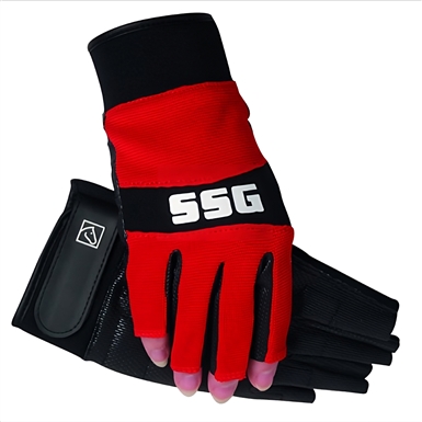 SSG Fingerless Eventer Jockey Gloves, Style 3700