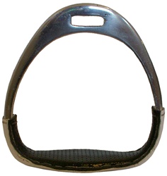 Aluminum Racing Stirrups Covered with Patent Leather