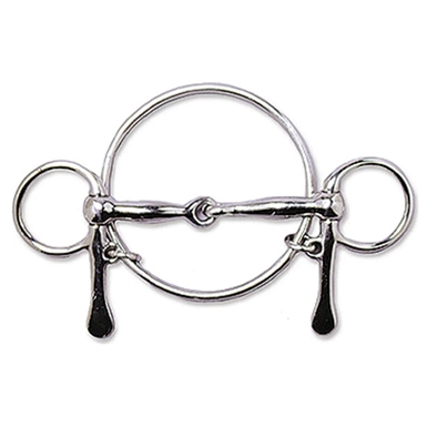 Dexter Ring Half Cheek Bit, 5 inch