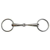 Hollow Mouth Loose Ring Snaffle Bit, 5 inch