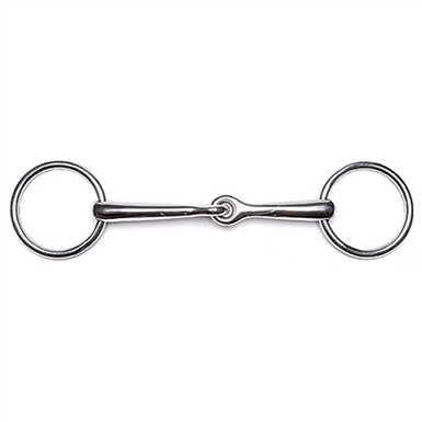 Stainless Steel Loose Ring Snaffle Bit, 5 inch