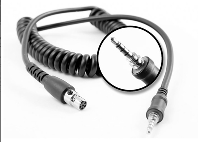 Standard Horizon HX370/400 Coil Cord