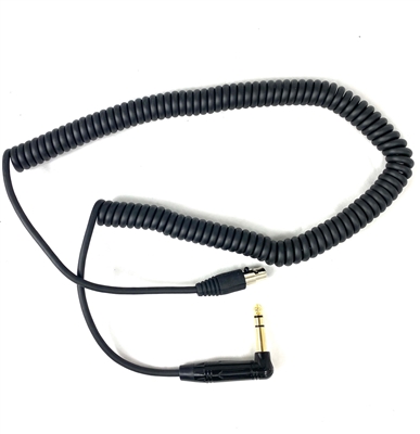 Sigtronics 90deg Plug with Headset Coil Cord