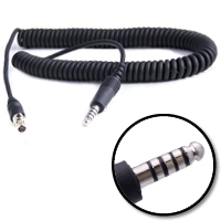 Firecom Style 5 ft. Headset Coil Cord