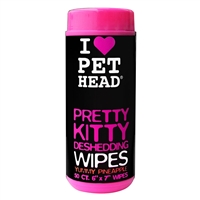 Pet Head Pretty Kitty Deshedding Wipes
