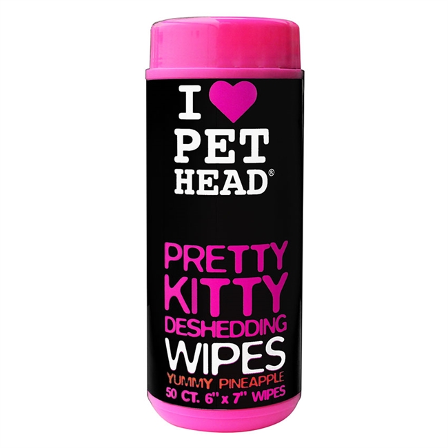 Pet Head Pretty Kitty Deshedding Wipes