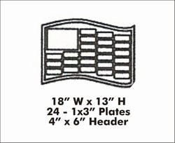 PAT24 Patriot Flag (24 Plates)