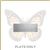 Replacement Plate for Acrylic Butterfly Recognition Plaque