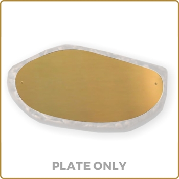 Replacement Plate for Large Bronze Slanted Stone A