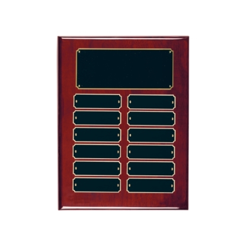 Rosewood Piano Finish Perpetual Plaque