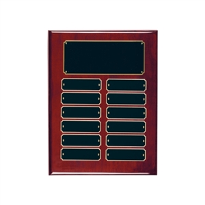 Rosewood Piano Finish Perpetual Plaque