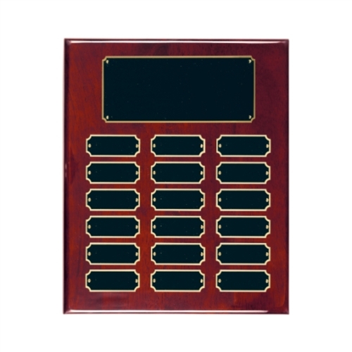 Rosewood Piano Finish Perpetual Plaque