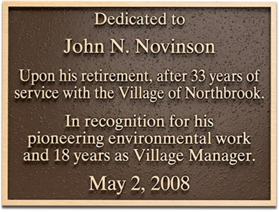 Precision Tooled Bronze Plaques