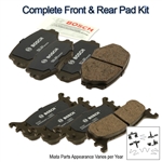 Complete Brake Kit: Front & Rear Brake Pad Kit 1990-1997 Maintenance Package
