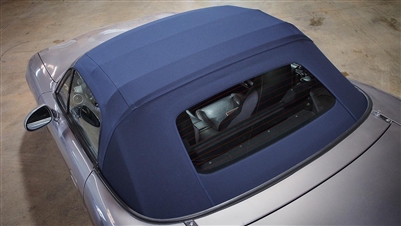 BURGUNDY STAYFAST CLOTH - Robbins Convertible Top, With Heated Defroster, Factory Style fits Miata 1990 - 2005