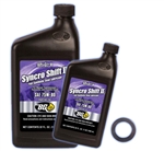 Transmission Fluid Change Kit featuring BG Syncro Shift II Full Synthetic Gear Lubricant
