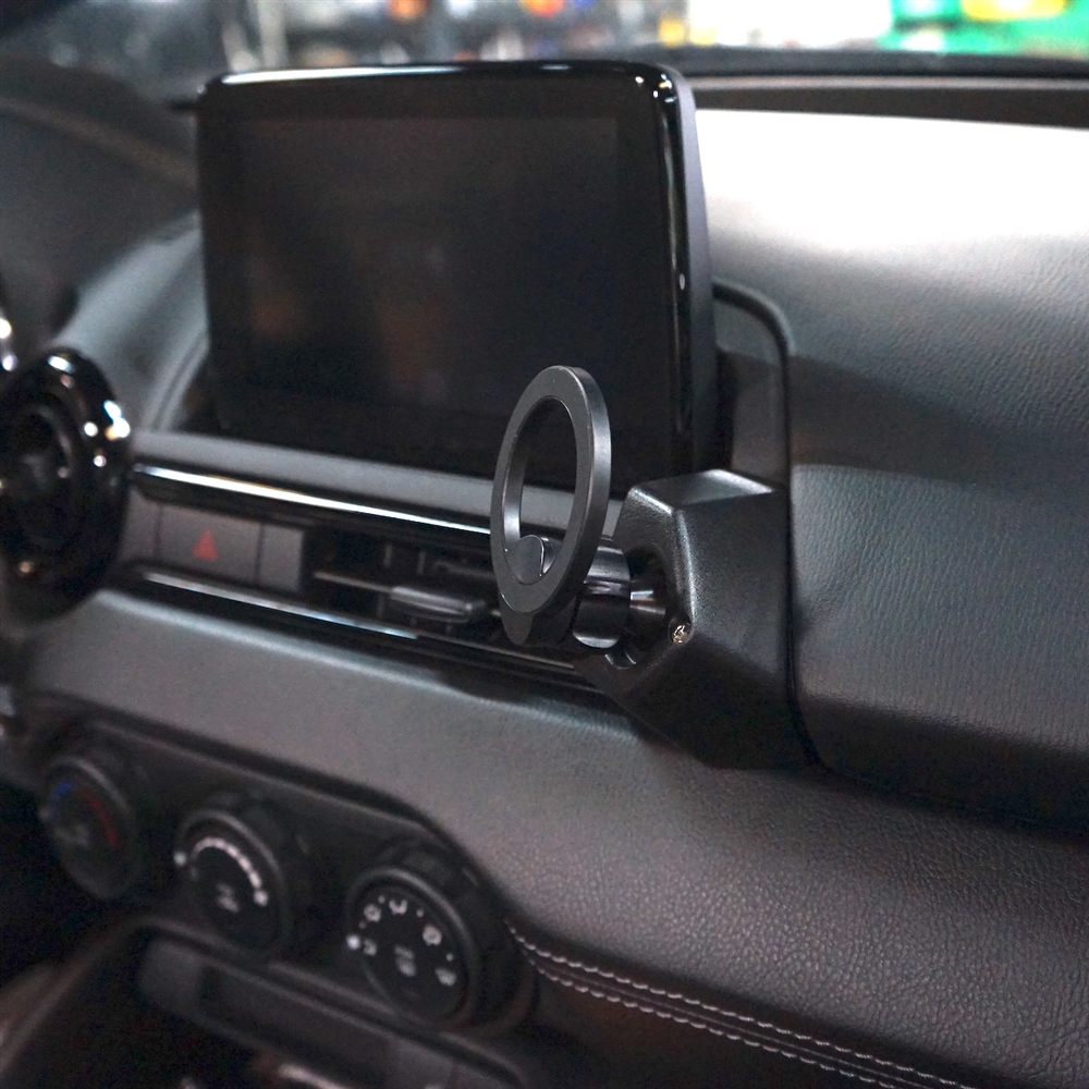 The Gemini Phone Mount for Mazda MX-5 Miata 4th gen ND 2016 to