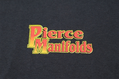 PIERCE MANIFOLDS T-SHIRT <font color="red" PM SHIRT-BLACK </FONT>