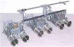 k355	photo of Pontiac 3 x DCOE from Pierce Manifolds