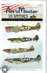 Aero Master Decals 1/72 US SPITFIRES AFRICA & ITALY