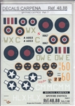 DECALS CARPENA 1/48 SPITFIRE EXOTICS PART 7