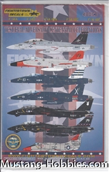 FIGHTER TOWN DECALS  1/48 NAVAIR CENTENIAL TRI-TONE TRIFECTA