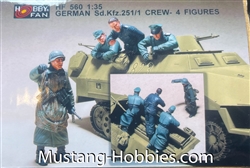 HOBBY FAN 1/35 Sd. Kfz. 251/1 Crew (4 Fig.)