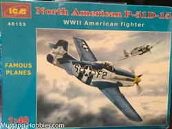 ICM 1/48 North American P-51-15 WWII American Fighter