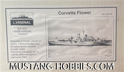 L'ARSENEL 1/400 Late-War Flower Class Corvette