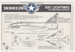 MODELDECALS 1/72 BAC LIGHTNINGS SIX ALTERNATIVE FINISHES