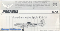 PEGASUS 1/72 Vickers-Supermarine Spitfire F22/24