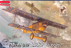 RODEN 1/48  Fokker D VII F German BiPlane Fighter