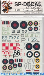 SP DECALS 1/48 STAISLAW SKALSKI ACES GALLERY