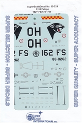 SUPERSCALE INT. 1/32 F/A-18C HORNET VFA-9716 FALCON 162ND FS 178TH FW