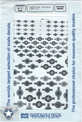 SUPERSCALE INT 1/48 US CAMOUFLAGE INSIGNIAS GREY #1