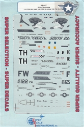 SUPERSCALE INT 1/48 F-16C FALCONS 114 TFG SD ANG, 18 TFG IN ANG, 122 FW IN ANG