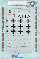 SUPERSCALE INT 1/48 BF-109 GERMAN ACES BATTLE OF BRITIAN, HOLD 5/JG 77, MOLDER 3/JG 53