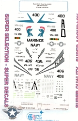SUPERSCALE INT. 1/48 F/A-18D HORNETS