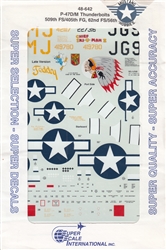 SUPERSCALE INT. 1/48  P-47D/M THUNDERBOLTS