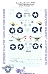 SUPERSCALE INT. 1/48 CURTISS P-40E WARHAWKS