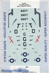 SUPERSCALE INT. 1/72 F7U-3M CUTLASS VA-12, VA-212, VA-124