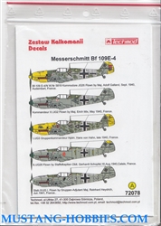 TECHMOD 1/72 MESSERSCHMITT BF-109E-4